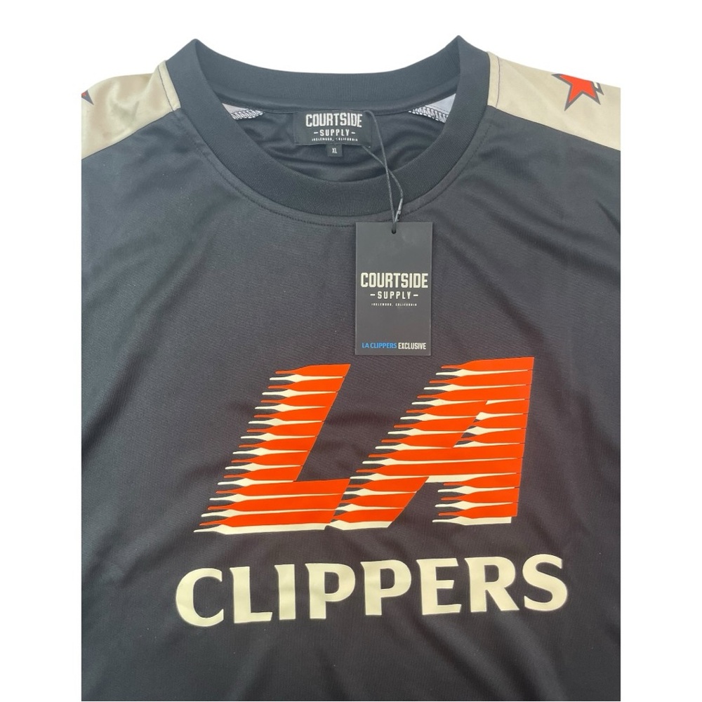 Courtside Supply LA Clippers Exclusive Shirt Sleeve Jersey Men’s Sz XL $70 NWT - Picture 3 of 7